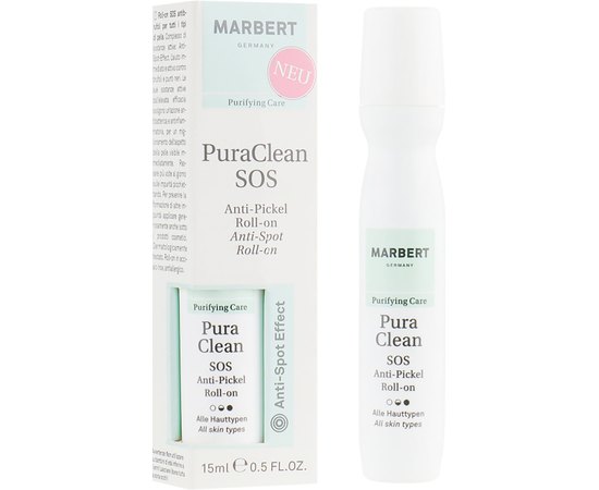 Локальный карандашный тоник против высыпаний Marbert Pura Clean SOS Spot Roll-on, 15 ml, изображение 4