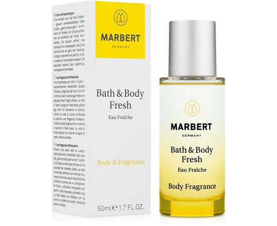 Туалетная вода освежающая Marbert Body & Fragrance Bath & Body Fresh Eau Fraiche, 50 ml, изображение 3