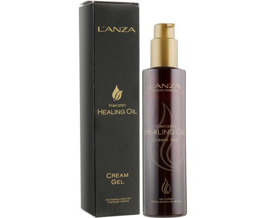 Потовщувальний крем-гель для волосся L'anza Keratin Healing Oil Cream Gel, 200 мл, фото _ab__is.image_number.default