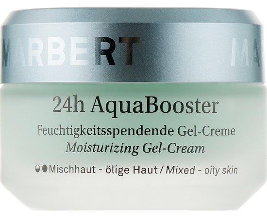 Marbert Moisture Care 24h AquaBooster Moisturizing Gel Cream For Combination And Oily Skin Зволожуючий крем для комбінованої та жирної шкіри, 50 мл, фото 