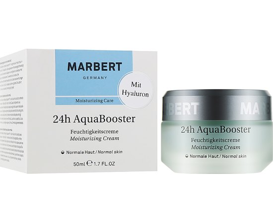 Marbert Aqua Booster Moisturising Cream Зволожуючий крем для нормальної шкіри, 50 мл, фото _ab__is.image_number.default