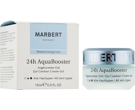 Увлажняющий крем-гель для век Marbert Aqua Booster Eye Gel Cream, 15 ml, изображение 5