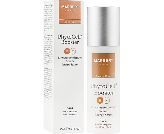 Восстанавливающая сыворотка для лица Marbert Anti-Aging Skin Care Phyto Cell Energizing Serum, 50 ml, изображение 2