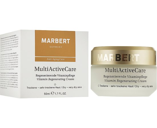 Восстанавливающий витаминный крем Marbert Multi Active Care Vitamin Regenerating Cream - extra rich, 50 ml, изображение 4