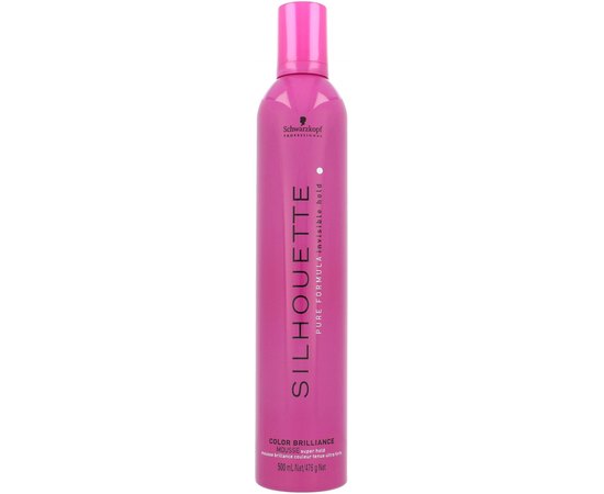Мусс супер сильной фиксации для окрашенных волос Schwarzkopf Professional Silhouette Color Brilliance Mousse, 500 ml, изображение 2