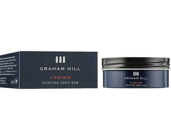Мыло для бритья Graham Hill Casino Shaving Soap Bar, 85 g, изображение 2