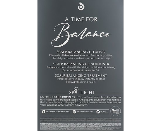 Набор балансирующих средств для для кожи головы L'anza Healing Remedy Scalp Balancing, изображение 3