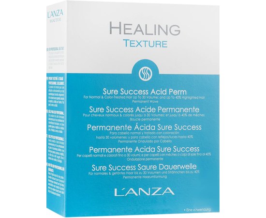 Набір для хімічної завивки волосся L'anza Healing Texture Sure Success Acid Perm, фото 