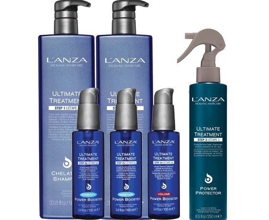 Набір для процедури основного зміцнення волосся L'anza Ultimate Treatment 3-Steps To Ultimate Healing, фото _ab__is.image_number.default