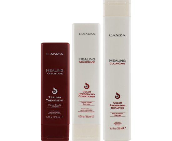 Набор для защиты цвета волос L'anza Healing ColorCare Trio Box, изображение 4