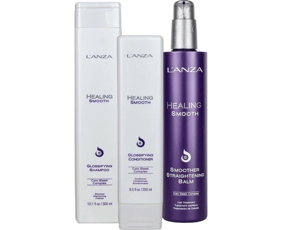 Набір розгладжувальних засобів для волосся L'anza Healing Smooth Trio Box, фото _ab__is.image_number.default