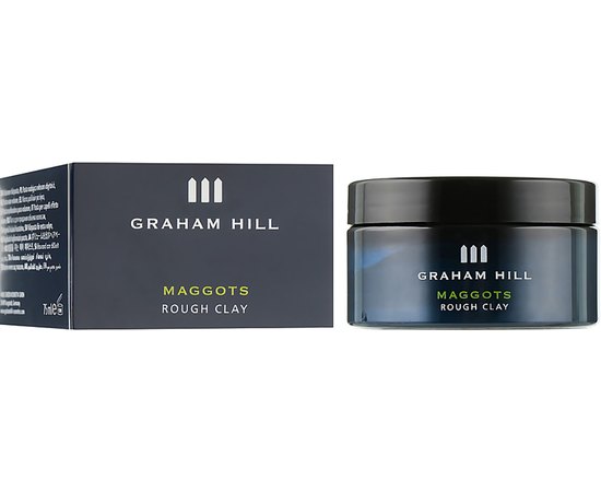 Паста матовая сильной фиксации Graham Hill Maggots Rough Clay, 75 ml, изображение 2