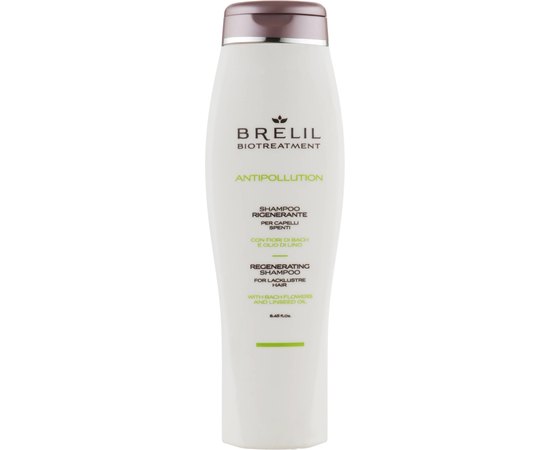 Регенерирующий шампунь для волос Brelil Biotreatment Antipollution Shampoo