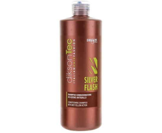 Шампунь-нейтрализатор желтизны Dikson Silver Flash Shampoo, 500 ml