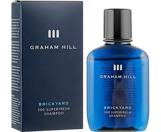Шампунь освежающий для волос Graham Hill Brickyard 500 Superfresh Shampoo, изображение 2
