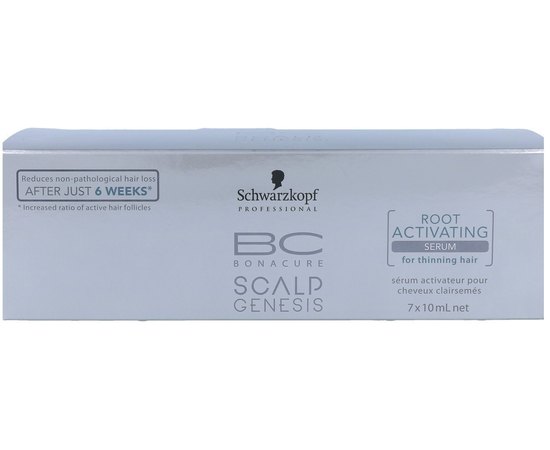 Сыворотка для роста волос Schwarzkopf Professional Bonacure Scalp Genesis Root Activating Serum, 7x10 ml, изображение 2