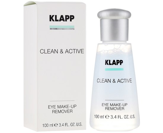 Эмульсия для демакияжа век Klapp Clean & Active Make-up Remover, 100 ml