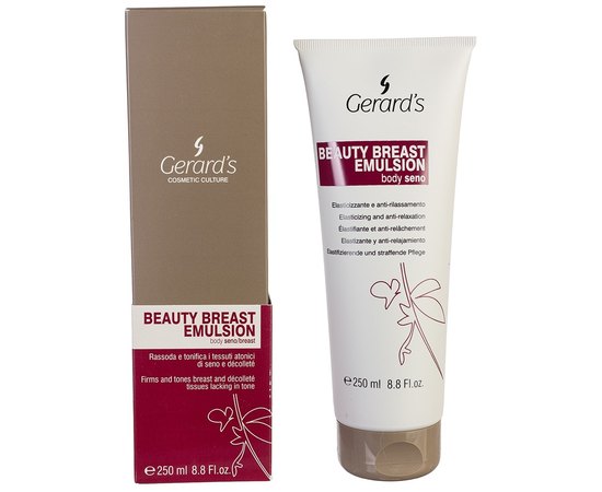 Эмульсия укрепляющая и тонизирующая для бюста и зоны декольте Gerard's Beauty Breast Emulsion, 250 ml, изображение 2