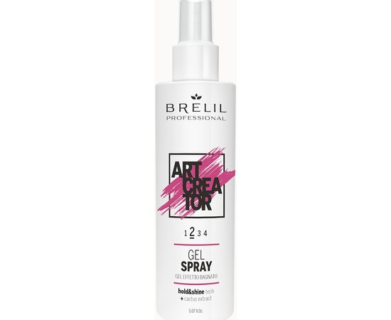 Гель-спрей надміцної фіксації Brelil Art Creator Gel Spray, 150 ml, фото 