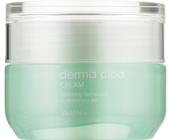 Крем для обличчя освіжаючий з екстрактом азіатської центелли 3W CLINIC Derma Cica Cream, 55 г, фото 