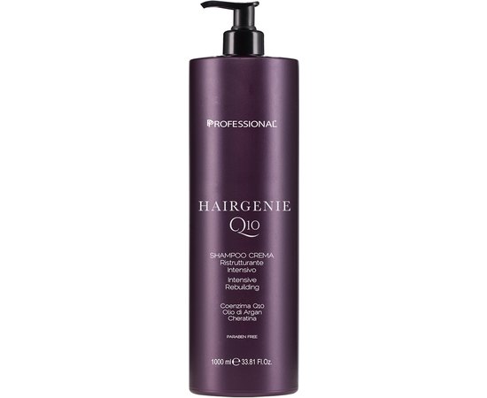 Крем-шампунь восстанавливающий Professional Hairgenie Q10 Shampoo Cream, изображение 2