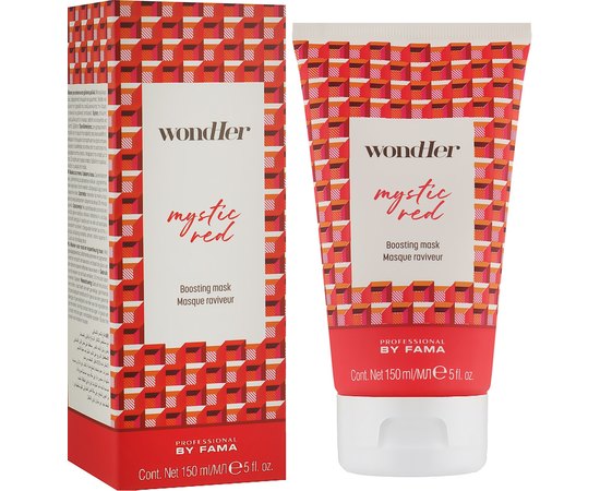 Маска для медных и красных волос  By Fama Wondher Mystic Red Boosting Mask, 150ml, изображение 2