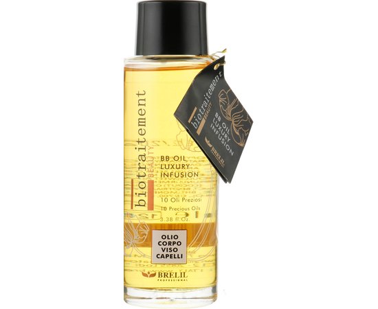 Багатофункціональна олія для волосся, обличчя та тіла Brelil BB Beauty Oil Luxury Infusion, 100 ml, фото 