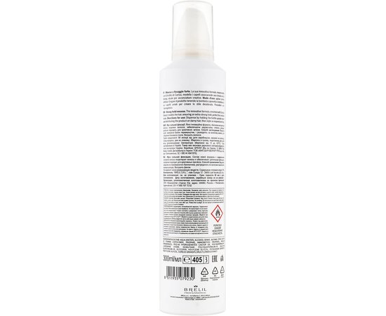 Мусс для волос сильной фиксации Brelil Styling Art Creator Strong Mousse, 300 ml, изображение 2