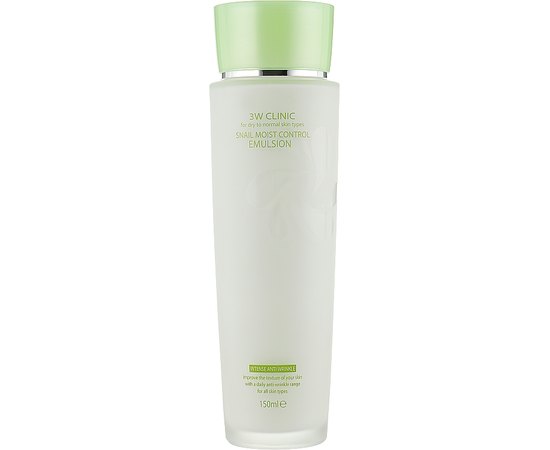 Набір для догляду за обличчям муцин равликовий (тонік / емульсія / крем) 3W CLINIC Snail Moist Control Skin Care 3 Set, фото _ab__is.image_number.default