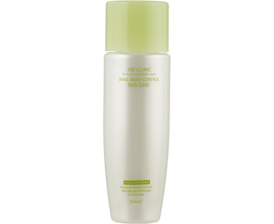 Набір для догляду за обличчям муцин равликовий (тонік / емульсія / крем) 3W CLINIC Snail Moist Control Skin Care 3 Set, фото _ab__is.image_number.default