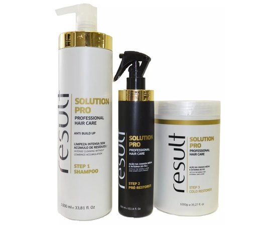 Набор холодное восстановление волос Result Professional Solution Pro, изображение 2