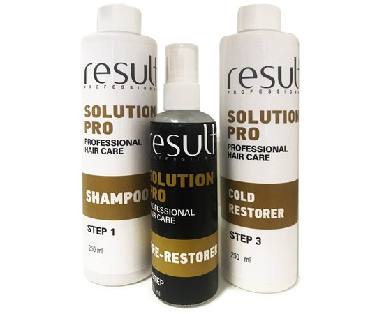 Набор холодное восстановление волос Result Professional Solution Pro
