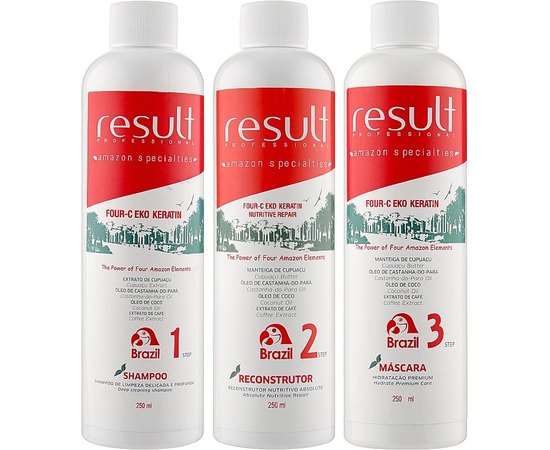 Набір програми кератинового випрямлення і відновлення волосся Result Professional Four-C Eko Keratin, фото _ab__is.image_number.default