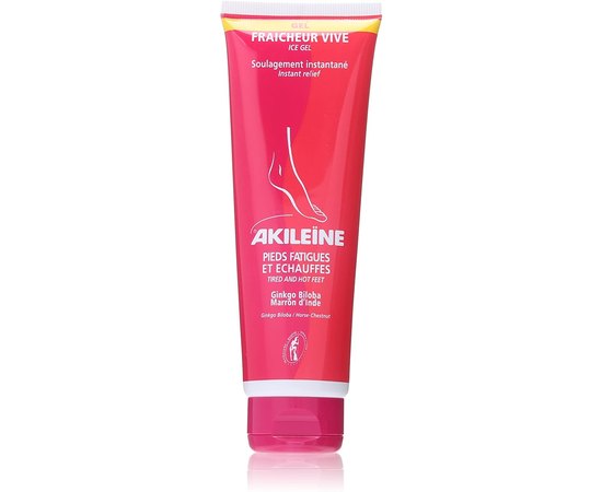 Охлаждающий гель для быстрого снятия усталости и возвращения свежести стопам Asepta Akileine Red Ice Gel