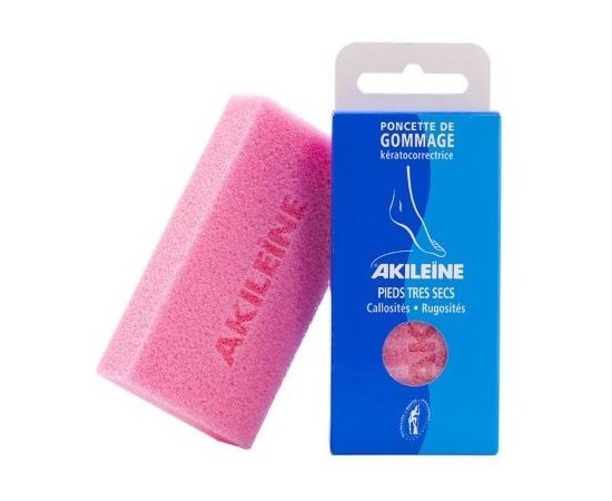 Пемза для удаления сухих мозолей и загрубевшей кожи Asepta Akileine Blue Pumice Stone, изображение 3