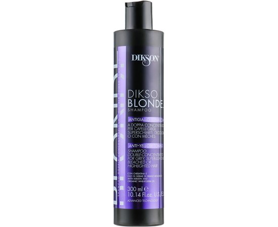 Шампунь для светлых волос усиленный Dikson Dikso Blonde Anti-Yellow Shampoo