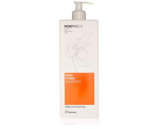 Шампунь против перхоти Framesi Morphosis Purifying Shampoo, изображение 2