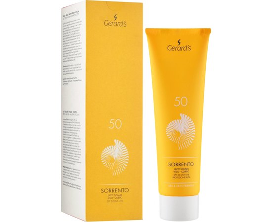 Сонцезахисний флюїд для обличчя і тіла висока ступінь захисту UVA / UVB SPF50 Gerard's Sea & Skin Friendly Sorrento, 150 ml, фото _ab__is.image_number.default