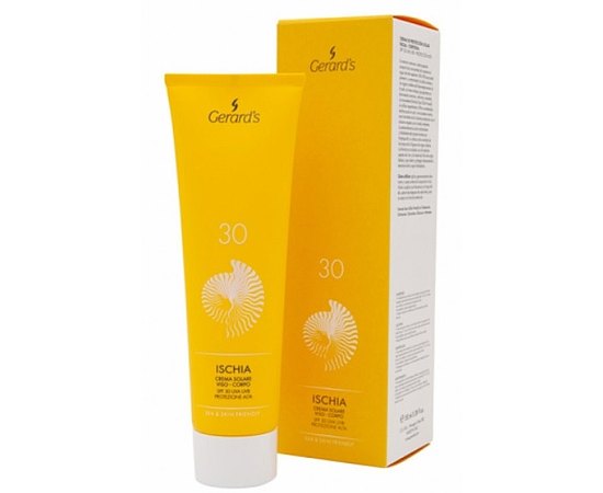 Сонцезахисний крем для обличчя та тіла високий ступінь захисту UVA / UVB SPF30 Gerard's Sea & Skin Friendly Ischia, 150 ml, фото _ab__is.image_number.default
