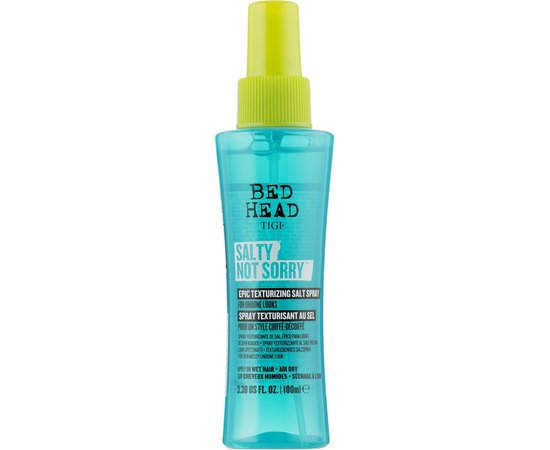 Спрей текстуруючий сольовий для волосся Tigi Bed Head Salty Not Sorry Texturizing Salt Spray, 100ml, фото 