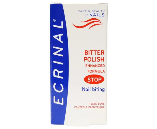 Средство против обкусывания ногтей Asepta Ecrinal Bitter Polis - Stop Nail Biting, 10 ml, изображение 3