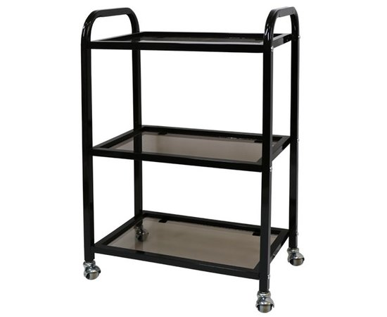 Візок косметологічний/маніпуляційний на 3 полиці модель 021 скло BS Ukraine, фото 