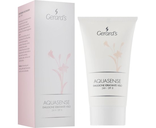 Увлажняющая эмульсия для лица SPF8 Gerard's Aquasense Emultion, 50 ml, изображение 2