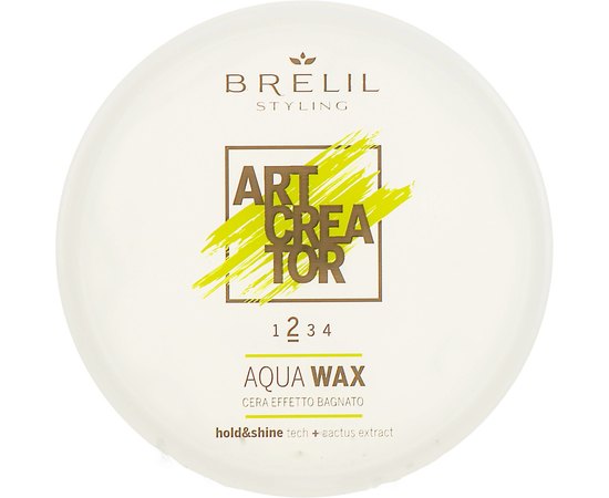 Віск для ефекту мокрого волосся Brelil Styling Art Creator Aqua Wax, 100 ml, фото 