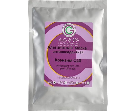 Alg & Spa Antioxidant with Q10 peel off mask Антиоксидантна альгінатна маска з коензимом Q10, фото _ab__is.image_number.default