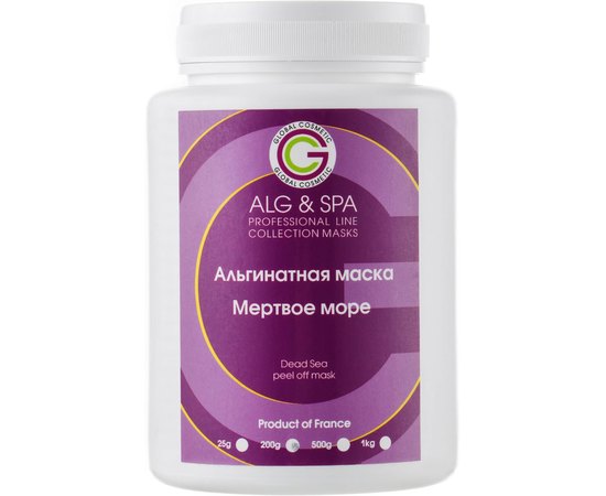 Альгинатная маска на основе грязи Мертвого моря Alg & Spa Dead sea peel off mask