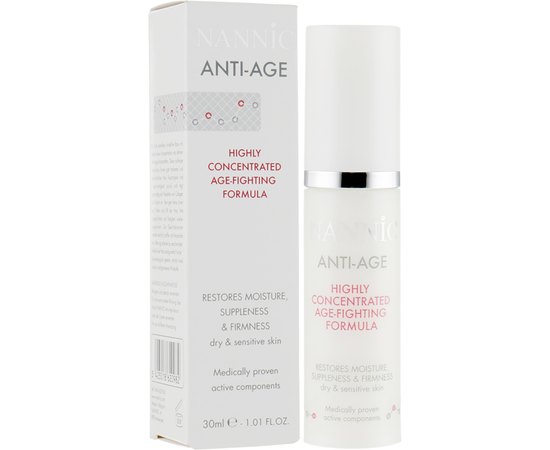 Nannic Anti Age for Dry & Sensitive Skin Антивікова крем-сироватка, 30 мл, фото _ab__is.image_number.default