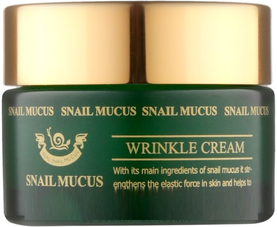 Антивіковий крем для обличчя з муцином равлика 3W CLINIC Snail Mucus Wrinkle Cream, 50 мл, фото 