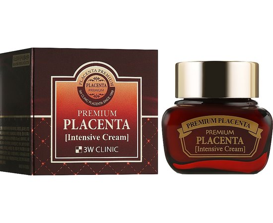 Антивозрастной крем для лица с плацентой 3W CLINIC Premium Placenta Age Intensive Cream, 50 мл, изображение 2
