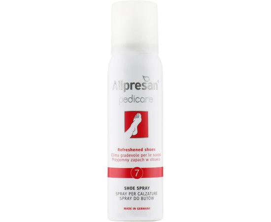 Allpresan Fuss Spezial Schaum-Spray 7 Дезодорант для взуття, 100 мл, фото 